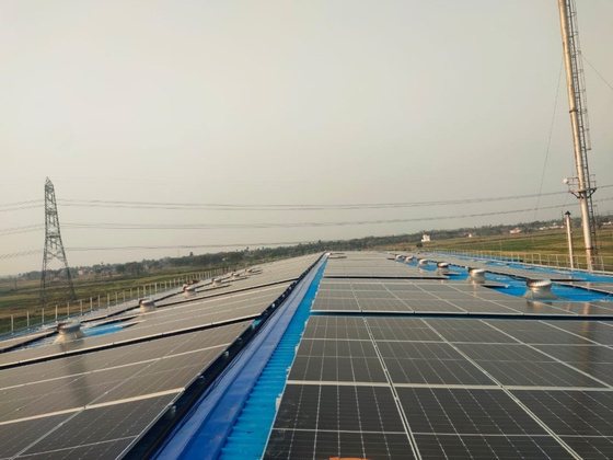 1711 kWp on-grid rooftop solar PV plant, Assam, Ingenieria